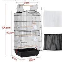 Couple perruche calopsitte avec cage et acc. #4