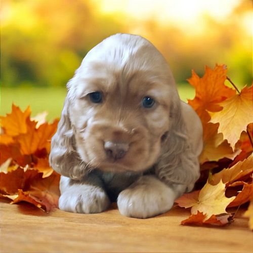 Chiot cocker anglais femelle golden #0