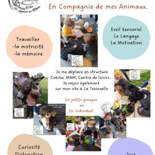 Isabelle médiation animale -les zanimaux du bignon #1