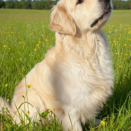 Saillie golden retriever lof #3