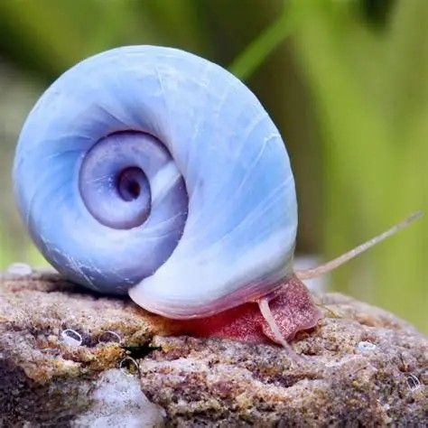 Planorbe/escargot bleu #0