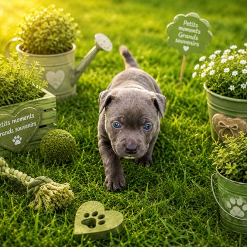 Magnifique chiot staffie bleu #5