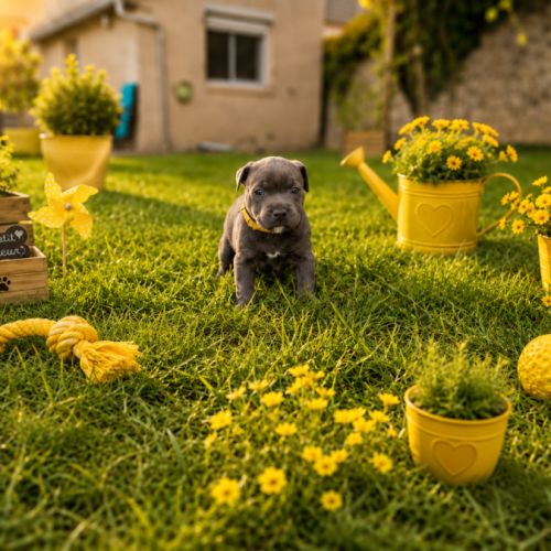 Magnifique chiot staffie bleu #6
