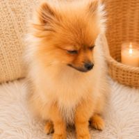 🐾 aslann -véritable petit nounours spitz allemand
