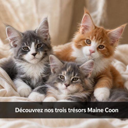 Superbes chatons maine coon loof à réserver