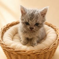 Chaton male selkirk rex poils longs #2
