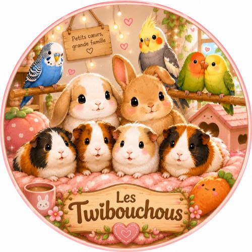 Élevage lapin, cochon d'inde et oiseaux