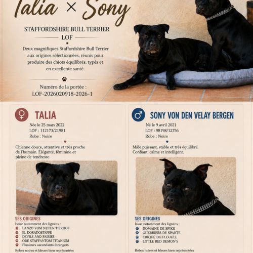 Chiots staffies #1