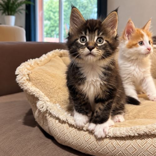 Bogoss p - chaton maine coon polydactyle