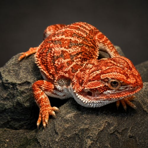 Pogona red blue bar #1