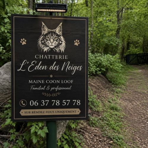 Maine coon chatterie l'eden des neiges