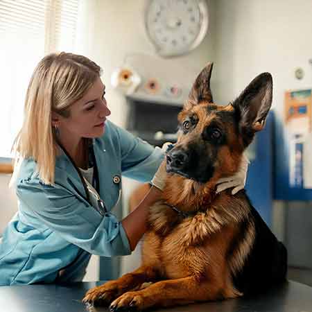 Berger Allemand chez le vétérinaire : assurance chien, remboursements et garanties